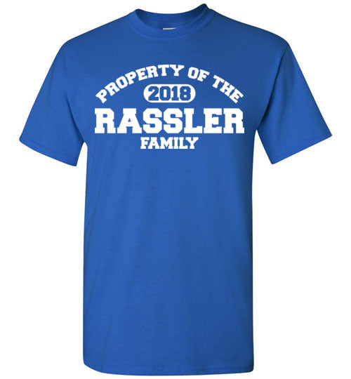 Property of Rassler. Adult. SS Tshirt