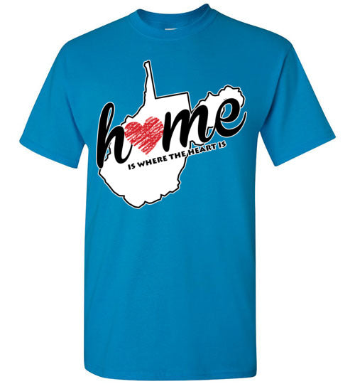 West Virginia Home. Adult. SS Tshirt