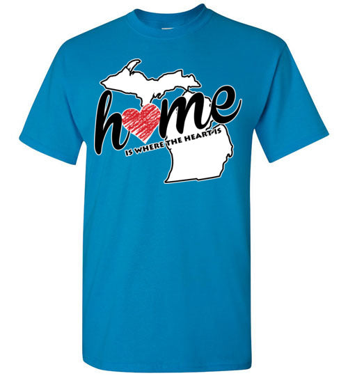 Michigan Home. Adult. SS Tshirts