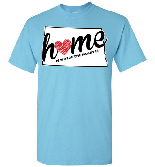 North Dakota Home. Adult. SS Tshirt