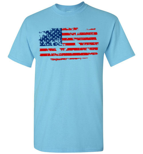 Distressed Flag. Youth. SS Tshirt