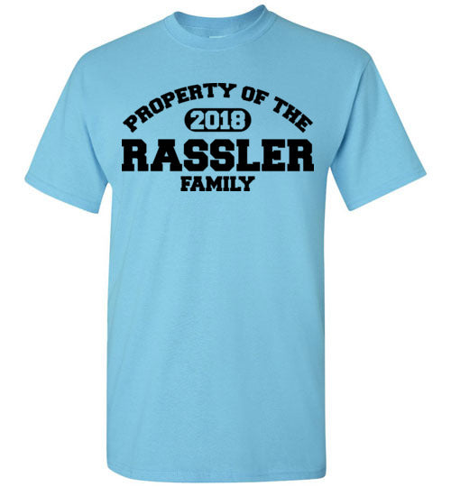 Property of Rassler Family. Youth. SS Tshirt
