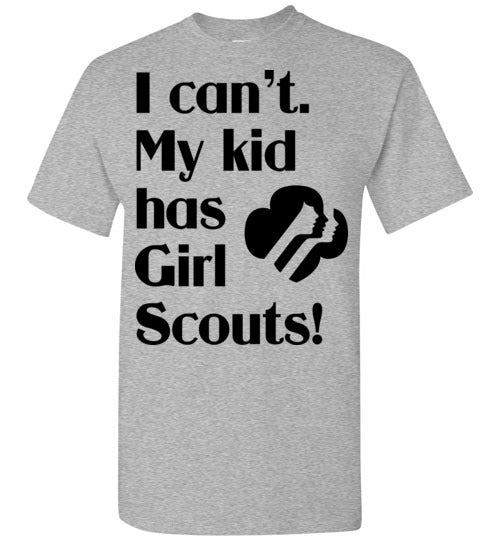 My kid has Girl Scouts SS Tshirt