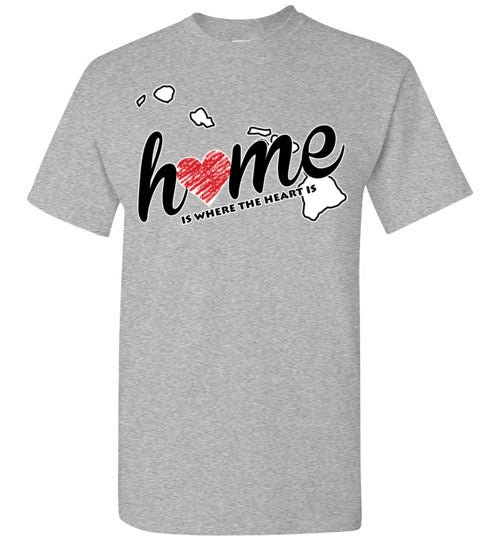 Hawaii Home. Adult. SS Tshirts
