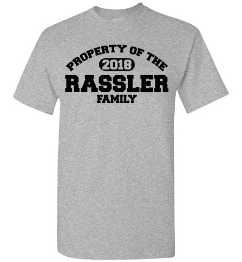 Property of Rassler Family. Youth. SS Tshirt