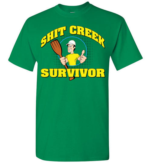 Shit Creek Man. Adult. SS Tshirts