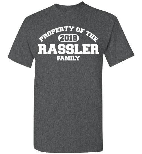 Property of Rassler. Adult. SS Tshirt