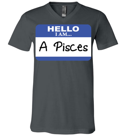 A Pisces. Adult. Unisex Vneck