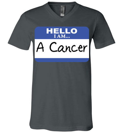 A Cancer. Adult. Unisex Vneck
