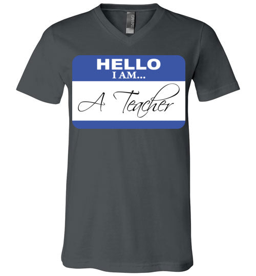 A Teacher. Unisex Vneck