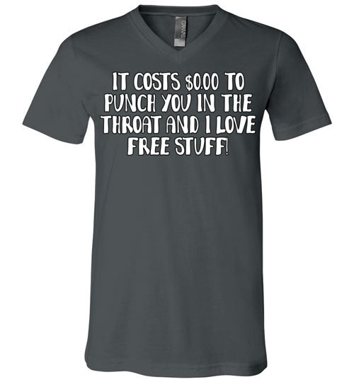 Throat Punch. Adult. Unisex Vneck