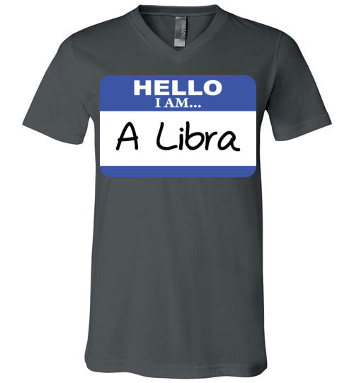 A Libra. Adult. Unisex Vneck