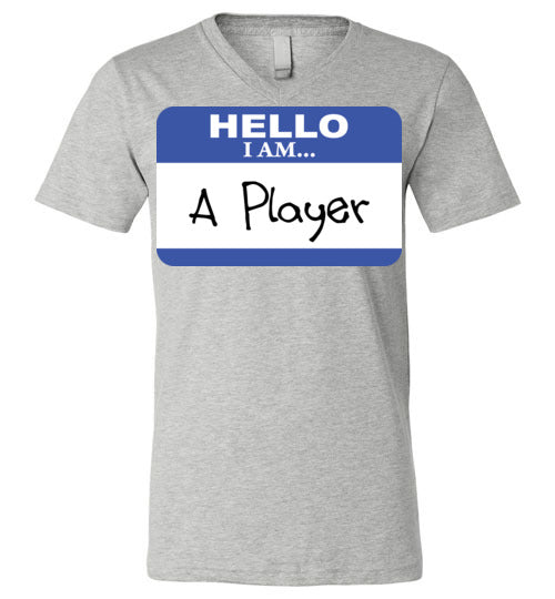 A Player. Adult. Unisex Vneck
