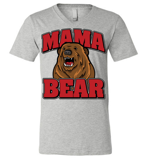 Mama Bear. Adult. Unisex Vneck