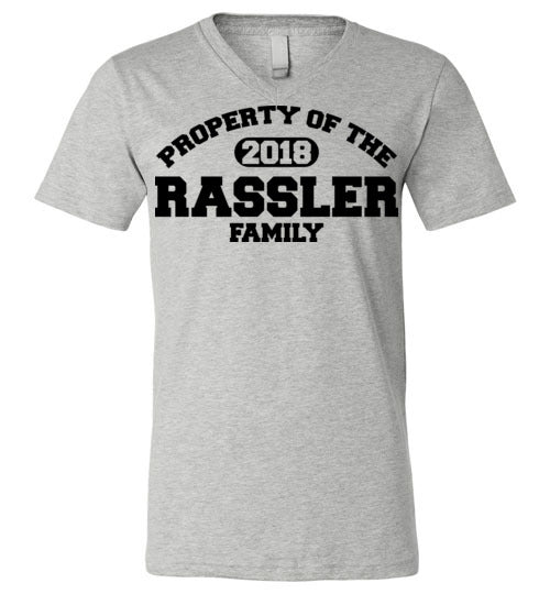 Property of Rassler Family. Adult. Vneck