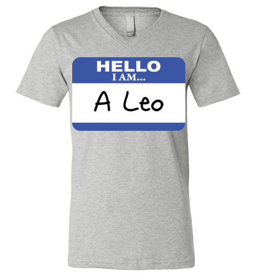 A Leo. Adult. Unisex Vneck
