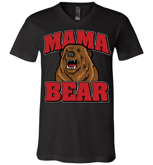Mama Bear. Adult. Unisex Vneck
