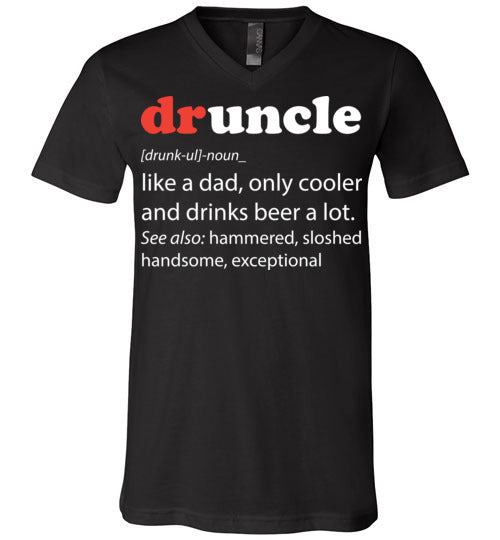 druncle. Adult. Unisex Vneck