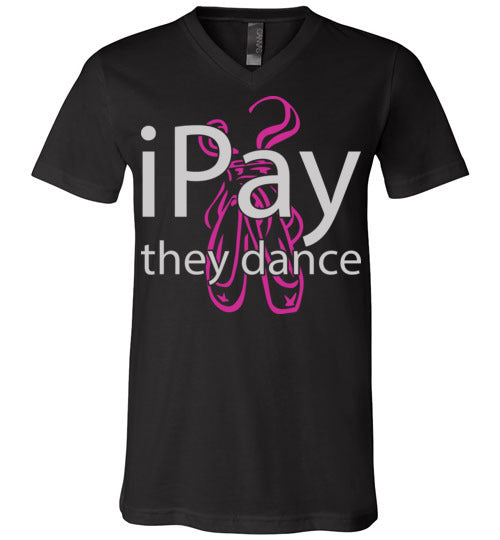iPay they dance ballet. Adult Unisex Vneck