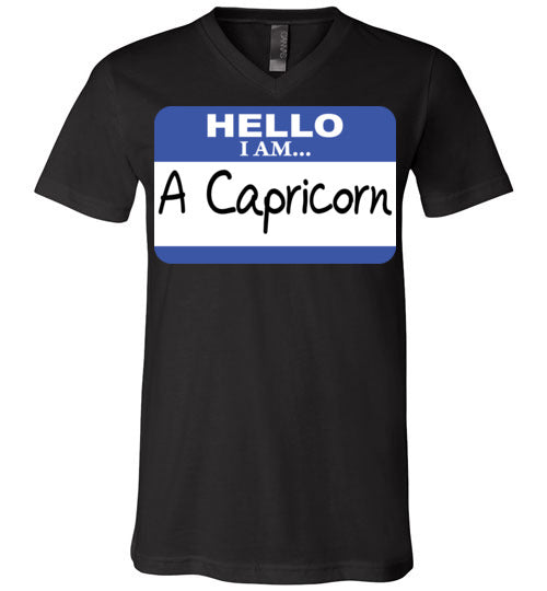 A Capricorn. Adult. Unisex Vneck