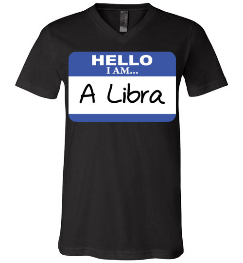 A Libra. Adult. Unisex Vneck