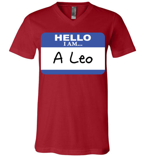 A Leo. Adult. Unisex Vneck