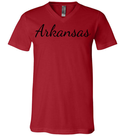 Arkansas. Adult. Unisex Vneck