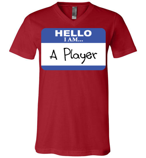 A Player. Adult. Unisex Vneck