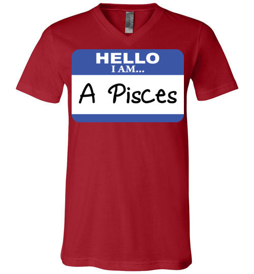 A Pisces. Adult. Unisex Vneck