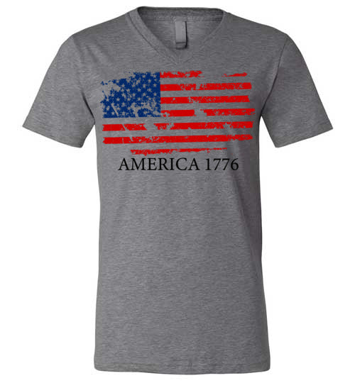 America 1776. Adult. Unisex Vneck