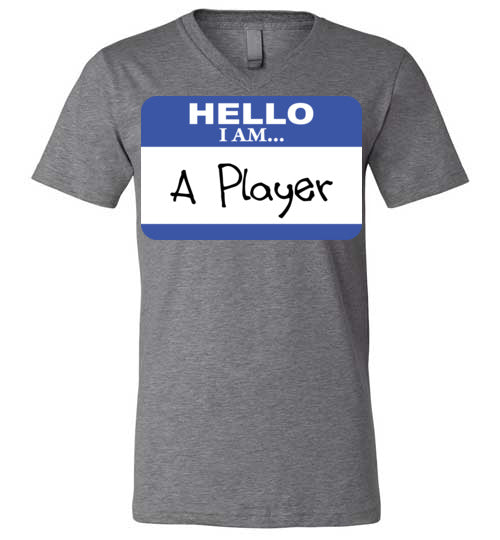 A Player. Adult. Unisex Vneck