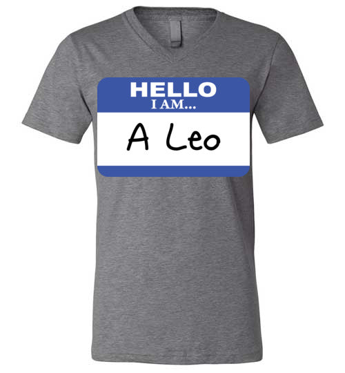 A Leo. Adult. Unisex Vneck