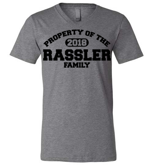 Property of Rassler Family. Adult. Vneck
