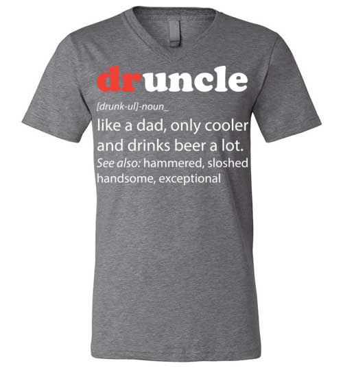druncle. Adult. Unisex Vneck