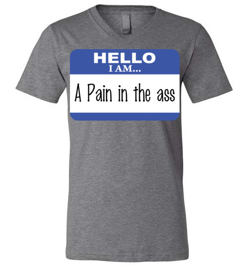 A Pain in the Ass. Adult. Unisex Vneck