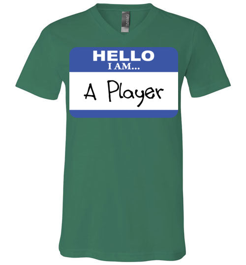 A Player. Adult. Unisex Vneck