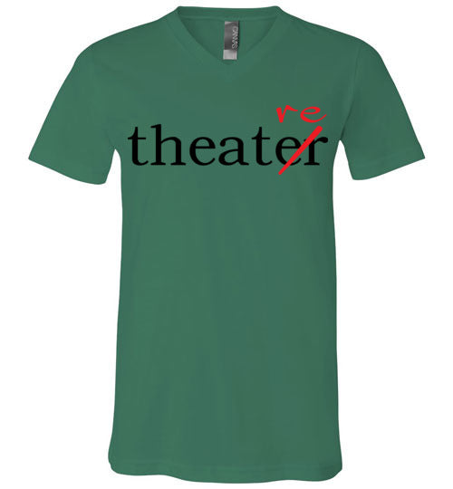 Theater/re Adult. Unisex Vneck