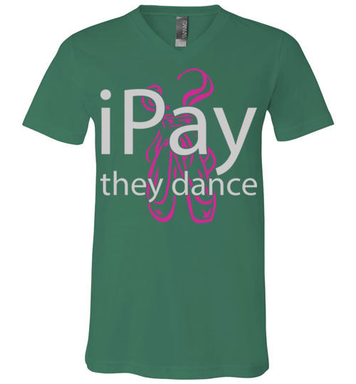 iPay they dance ballet. Adult Unisex Vneck