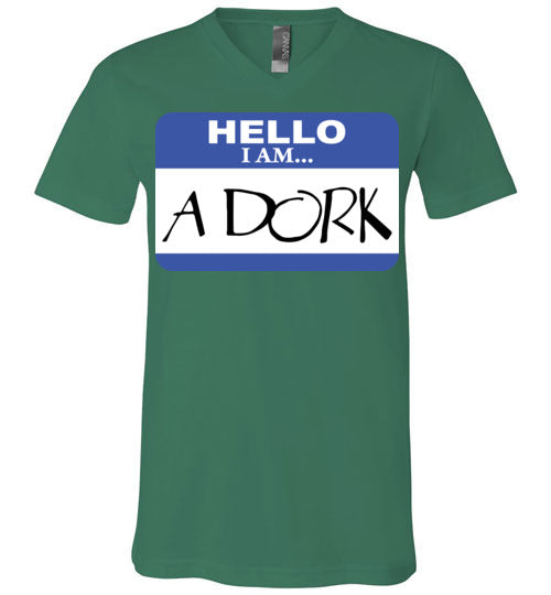 A Dork. Adult. Unisex Vneck