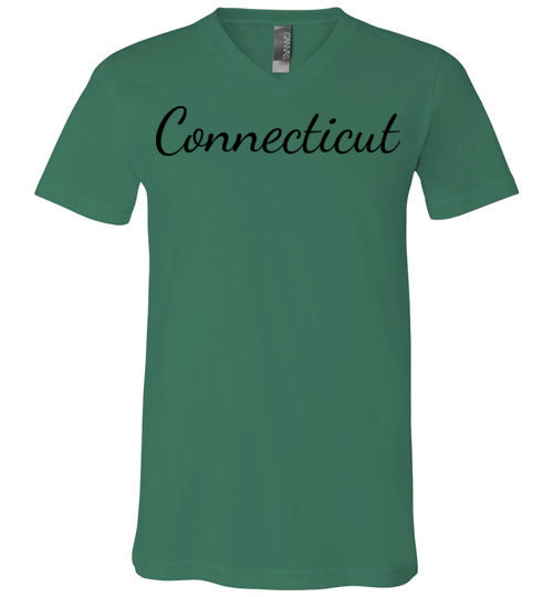 Connecticut. Adult. Unisex Vneck