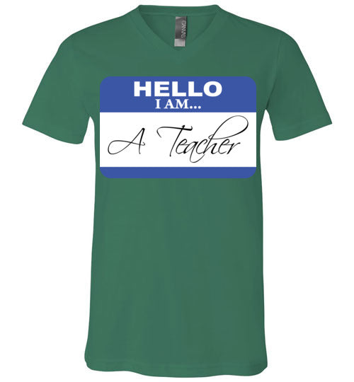 A Teacher. Unisex Vneck