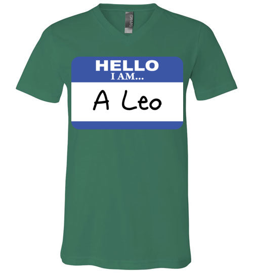 A Leo. Adult. Unisex Vneck