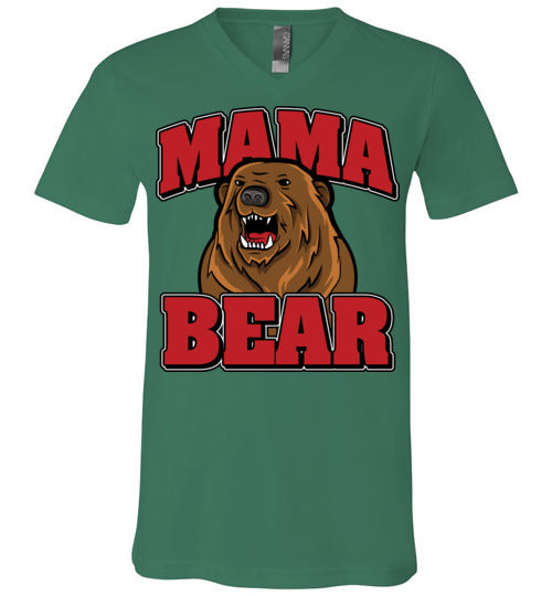 Mama Bear. Adult. Unisex Vneck