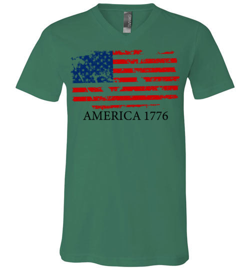 America 1776. Adult. Unisex Vneck