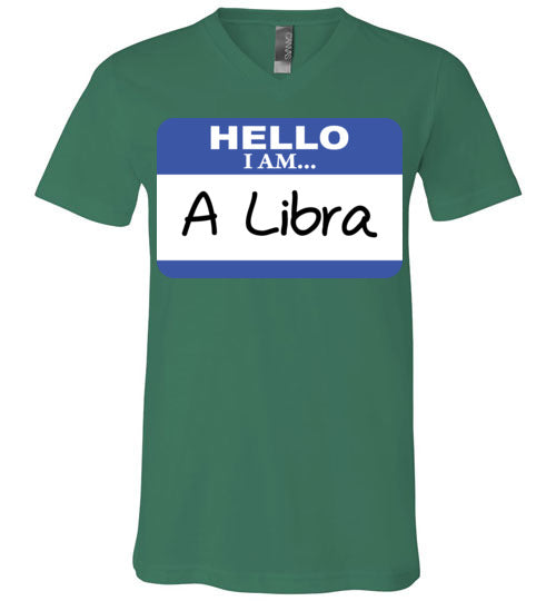 A Libra. Adult. Unisex Vneck