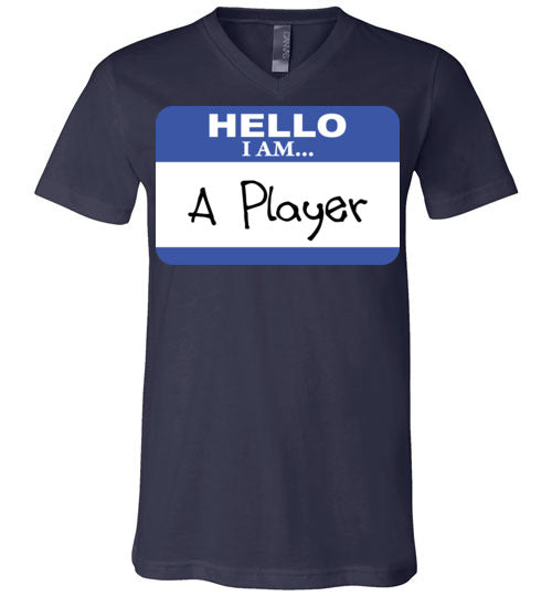 A Player. Adult. Unisex Vneck