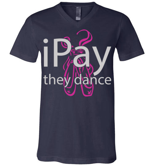 iPay they dance ballet. Adult Unisex Vneck