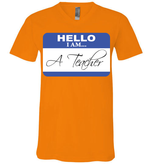 A Teacher. Unisex Vneck