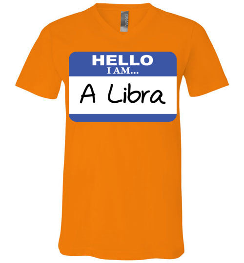 A Libra. Adult. Unisex Vneck