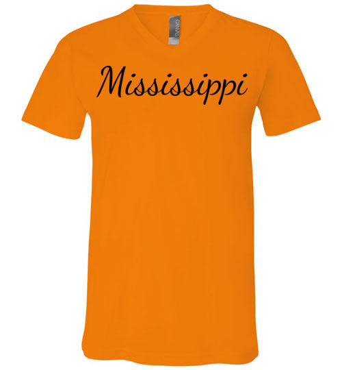 Mississippi. Adult. Unisex Vneck